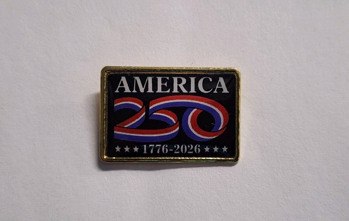 America 250th Anniversary Celebration Lapel Brooch Hat Pin0