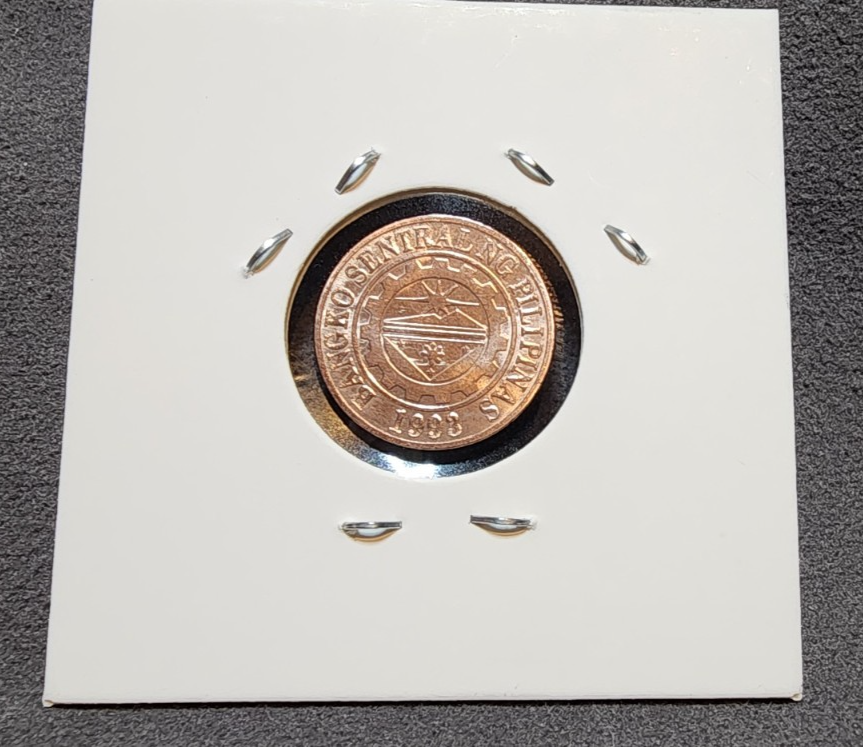 Philippines 10 Sentimo Coin BU Uncirculated World Coin Foreign Money1