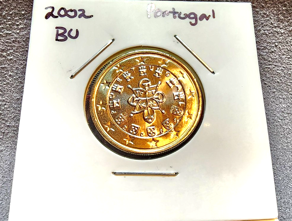 2002 BU Portugal 1 Euro World Coin Foreign Currency0