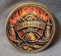 Firefighters Honor The Brave Fireman Collectible Coin SHIPS IN USA0
