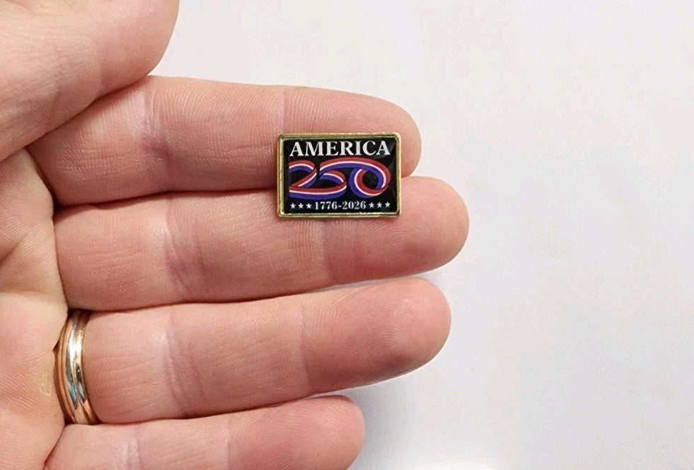 America 250th Anniversary Celebration Lapel Brooch Hat Pin1