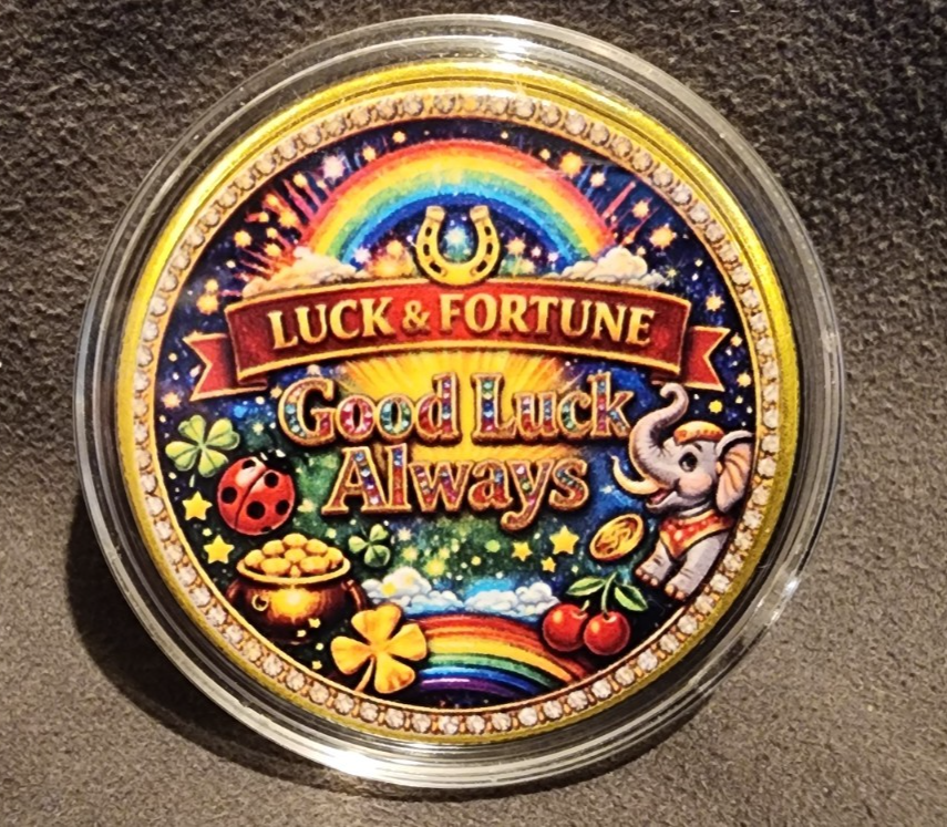 777 LUCKY COIN FOR GOOD FORTUNE AND WEALTH COLLECTIBLE COIN USA SHIPPER3