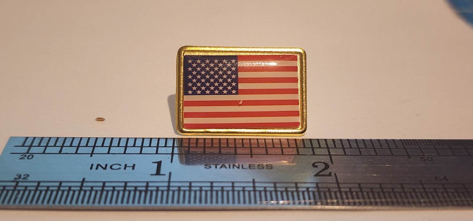 Rectangle Shaped American Flag Patriotic Lapel Brooch Hat Pin2
