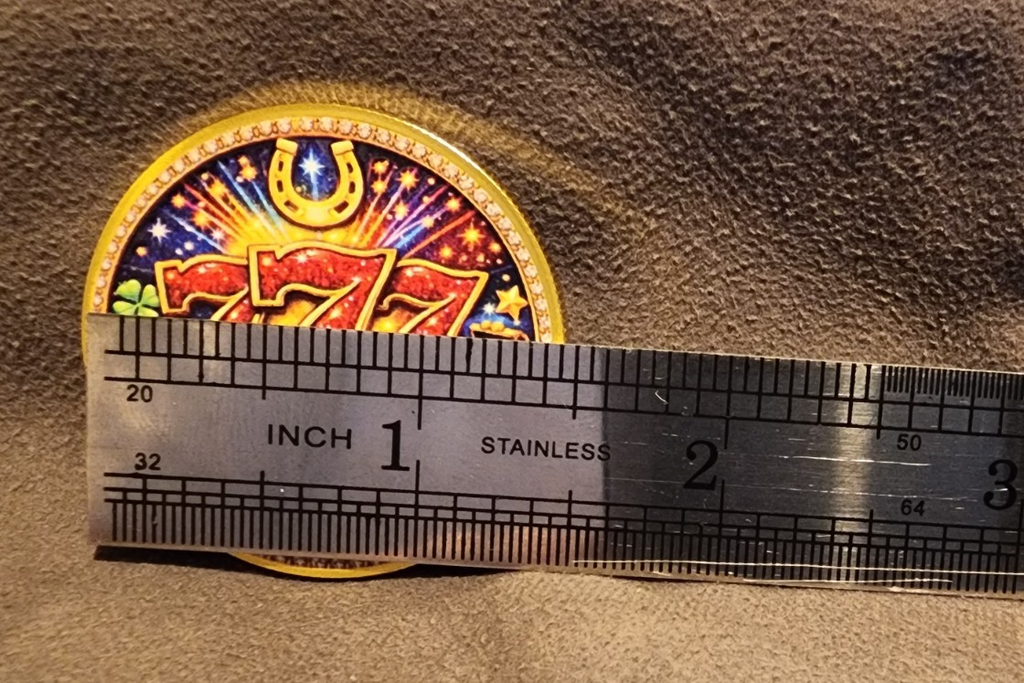 777 LUCKY COIN FOR GOOD FORTUNE AND WEALTH COLLECTIBLE COIN USA SHIPPER2