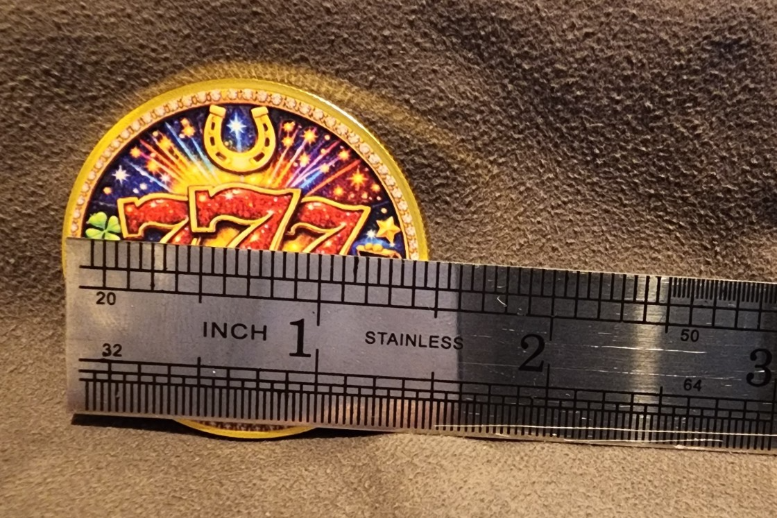 777 LUCKY COIN FOR GOOD FORTUNE AND WEALTH COLLECTIBLE COIN USA SHIPPER2