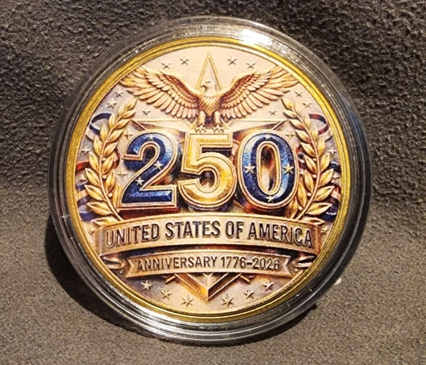 250th Anniversary United States White Eagle Collectible Coin USA SHIPPER4