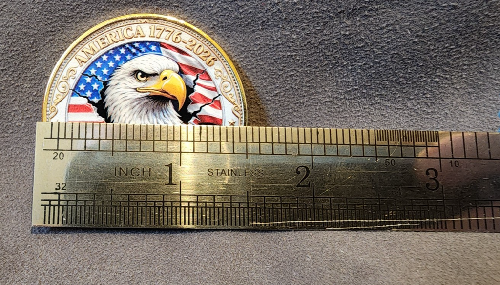 250th Anniversary Bald Eagle Patriotic United States Commemorative Coin3