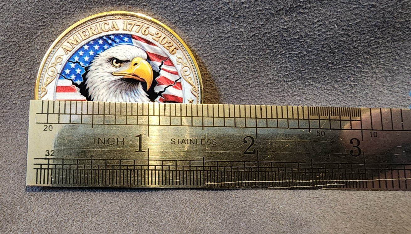 250th Anniversary Bald Eagle Patriotic United States Commemorative Coin3