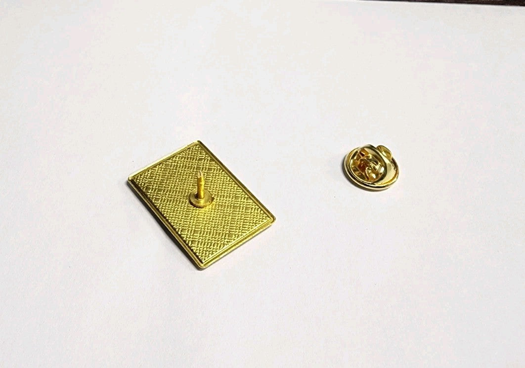 1776-2026 250 Years Betsy Ross Rectangle Flag Lapel Brooch Hat Pin2