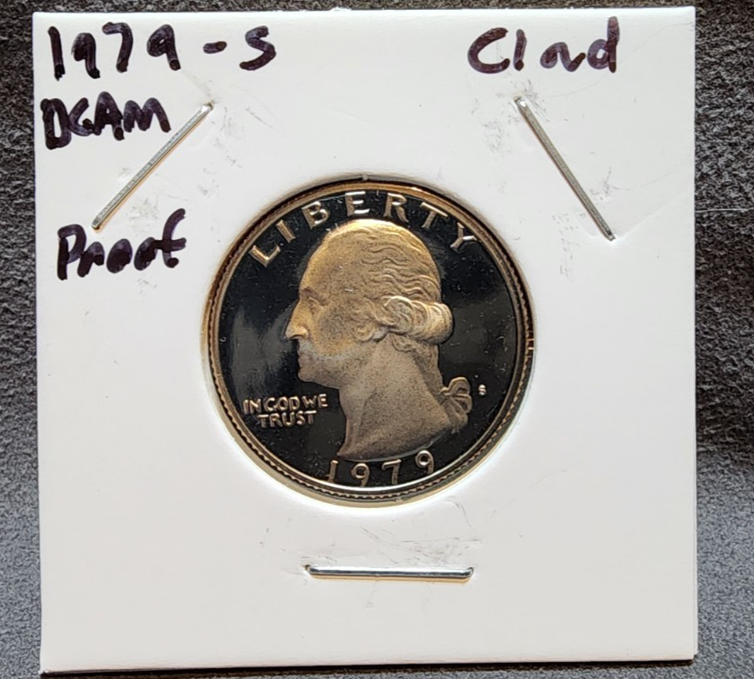 1979 S Washington Quarter Gem DCAM Proof Clad0