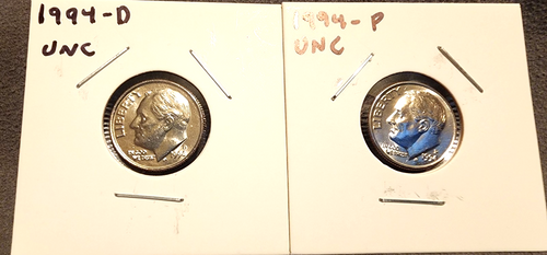 1994 P&D Roosevelt Dime BU Uncirculated From Mint Set0