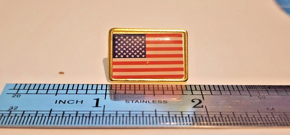 Set Of Three Types Of American Flag Patriotic Flag Lapel/Brooch/Hat Pins2