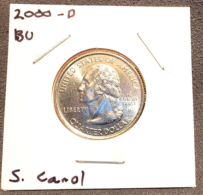 2000-D - South Carolina - U.S. State Quarter- UNC from US Mint0