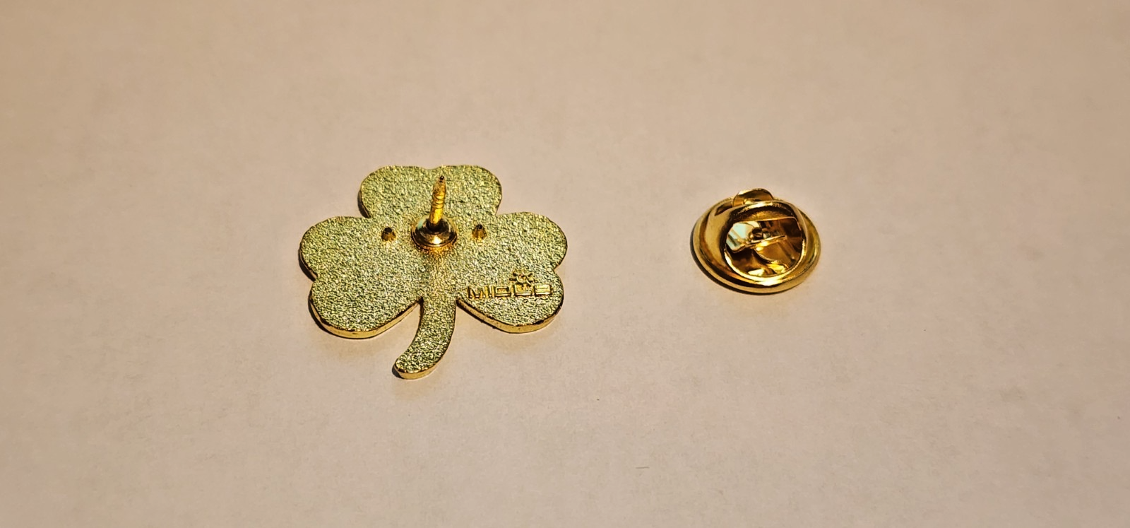 Three Leaf Clover Irish Pride/Heritage Colors (Orange, Green, White) Lapel Pin4