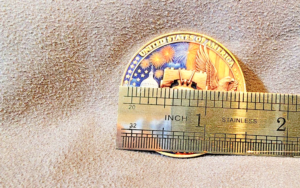 250th USA Anniversary Collectible Coin W/Statue Of Liberty/Eagle SHIPS FROM USA2