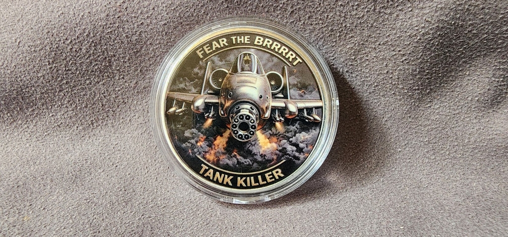 A10 Warthog In BRRRT We Trust, Death From Above Collectible Coin USA Shipper1