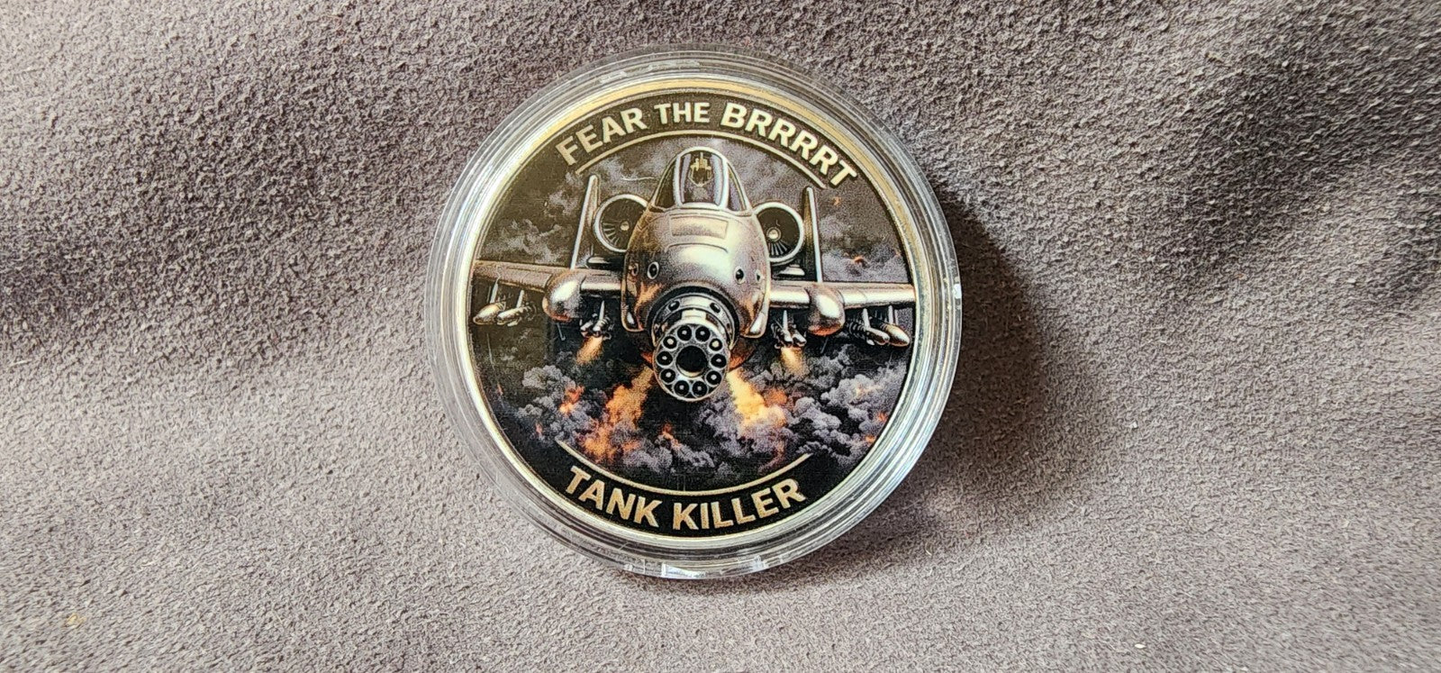 A10 Warthog In BRRRT We Trust, Death From Above Collectible Coin USA Shipper1