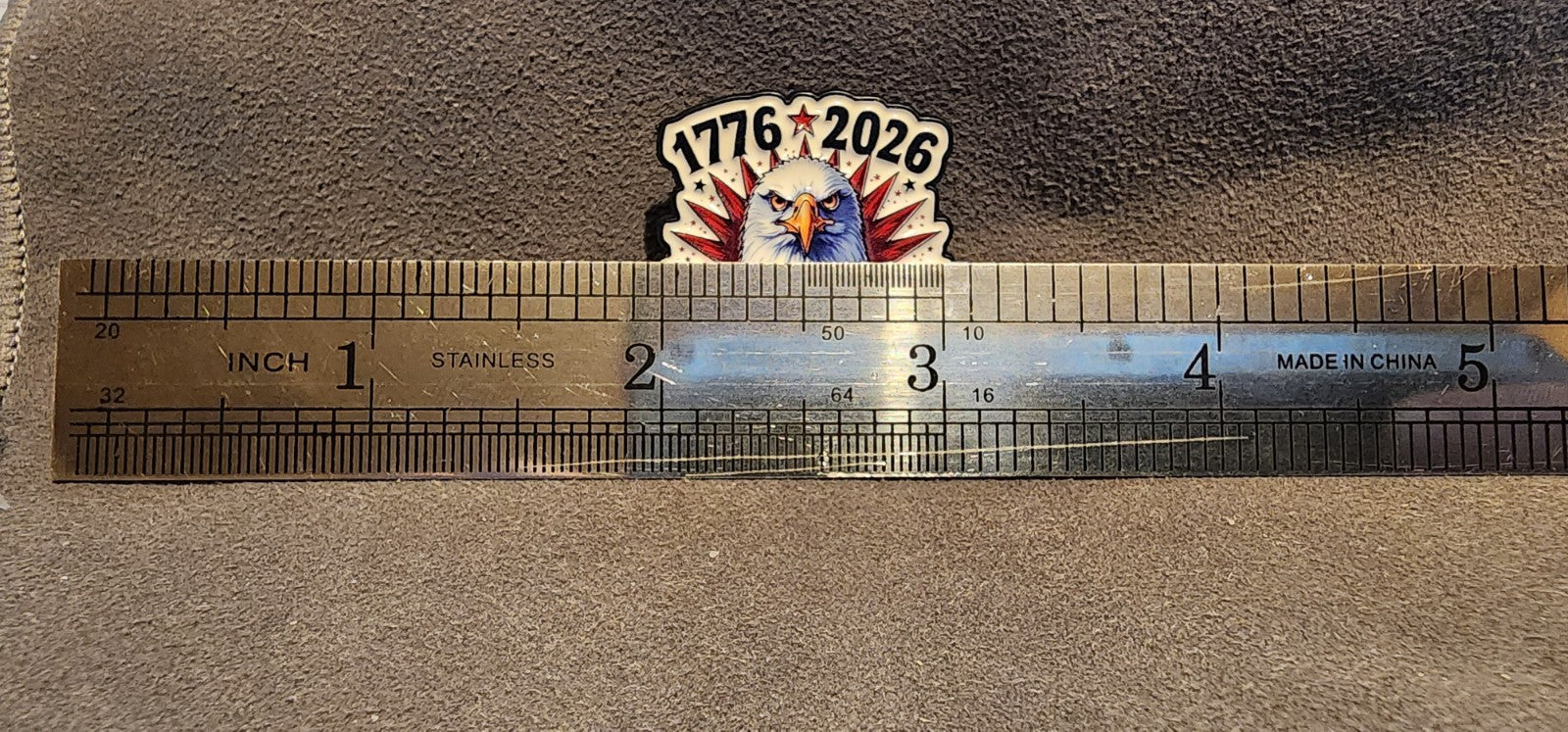 America 250 Years of Freedom 1776-2026 Patriotic Bald Eagle Lapel Brooch Hat Pin3