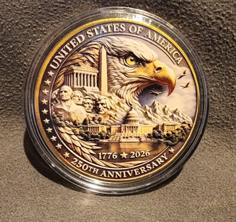 250th Anniversary United States White Eagle Collectible Coin USA SHIPPER5