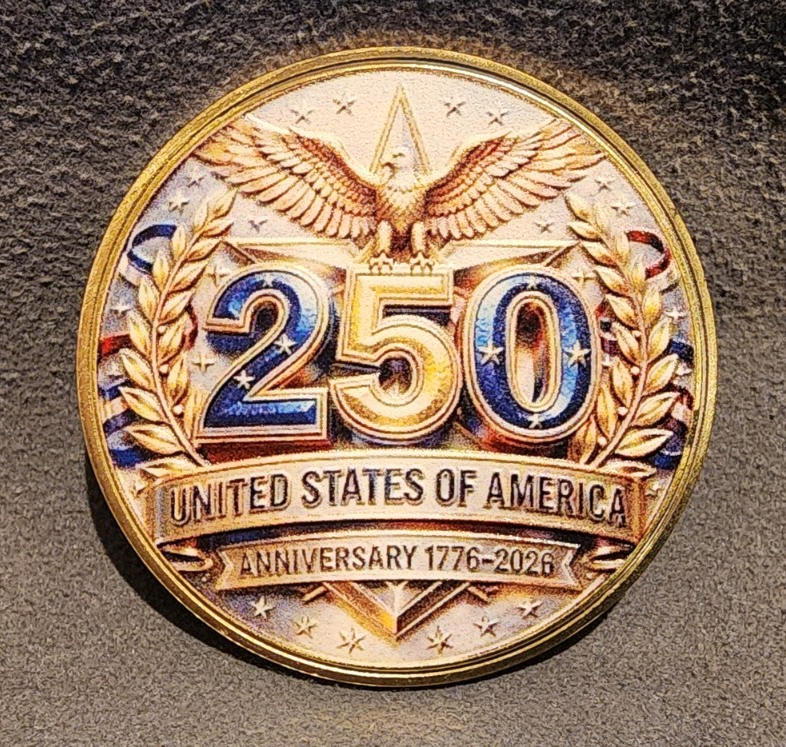 250th Anniversary United States White Eagle Collectible Coin USA SHIPPER1