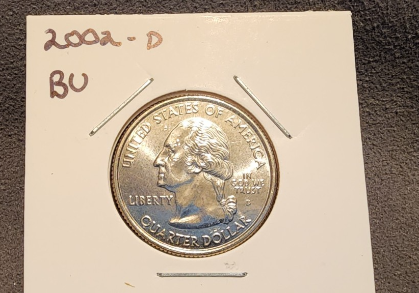 2002 D State Quarter Indiana BU Uncirculated From Mint Set1