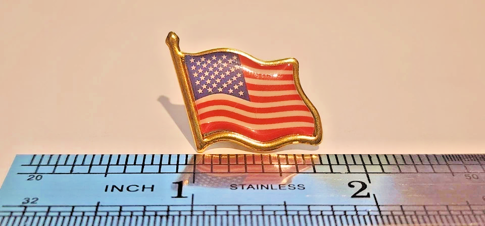 Set Of Three Types Of American Flag Patriotic Flag Lapel/Brooch/Hat Pins5