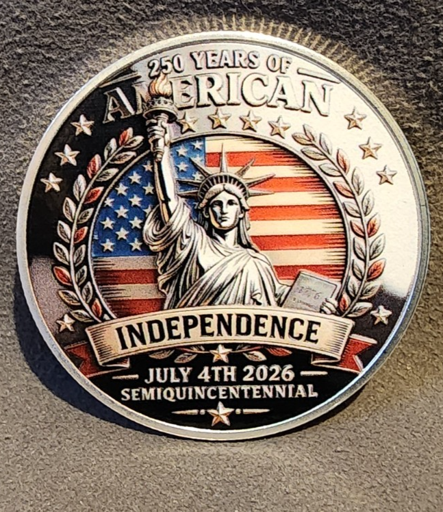 250TH Anniversary American Independence Patriotic Collectible Coin USA SHIPPER1