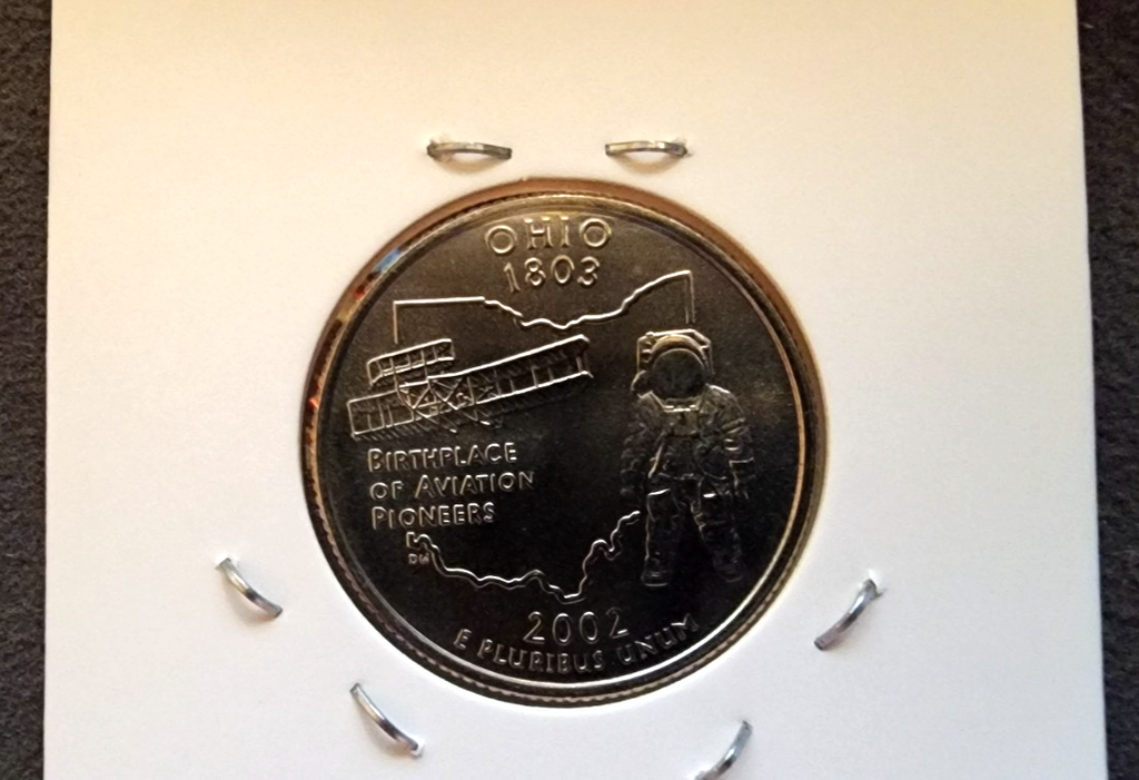 2002 D State Quarter Ohio BU Uncirculated From Mint Set0
