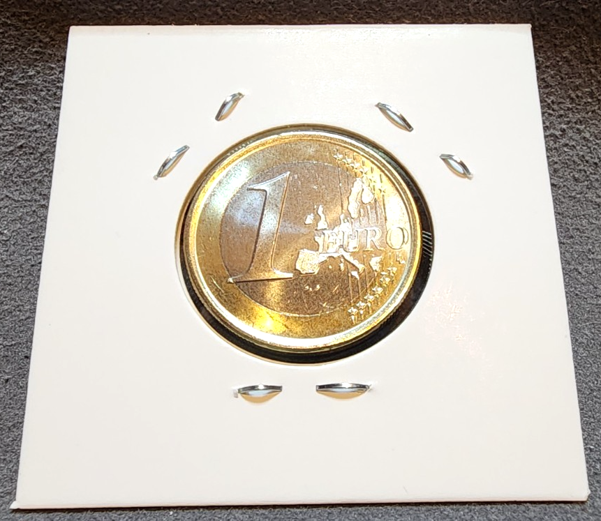2001 BU Spain 1 Euro Coin World Coin Foreign Currency1