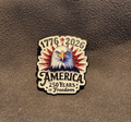 America 250 Years of Freedom 1776-2026 Patriotic Bald Eagle Lapel Brooch Hat Pin0