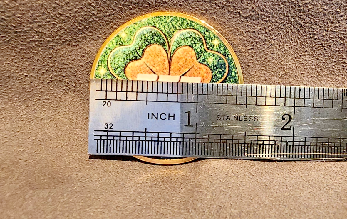 777 LUCKY CLOVER COIN GOOD FORTUNE AND WEALTH COLLECTIBLE COIN USA SHIPPER3