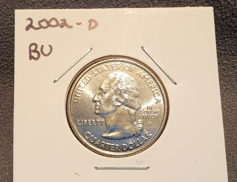 2002 D State Quarter Ohio BU Uncirculated From Mint Set1