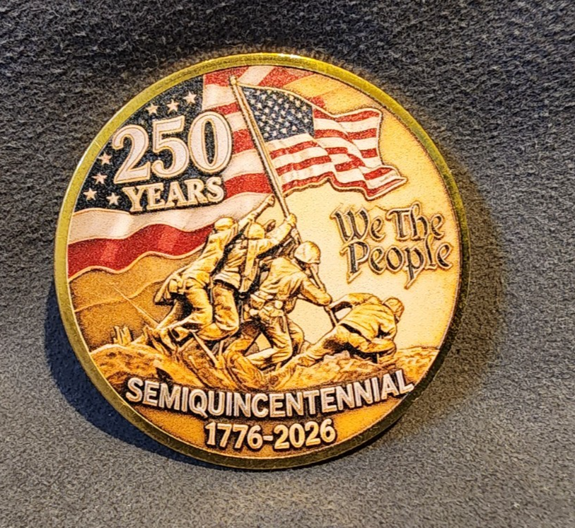 USA 250 YEARS ANNIVERSARY Iwo Jima US Marines Collectible Coin USA SHIPPER0
