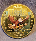250TH ANNIVERSARY AMERICA 1776-2026 UNITED STATES COMMEMORITIVE COIN USA SHIPPER0