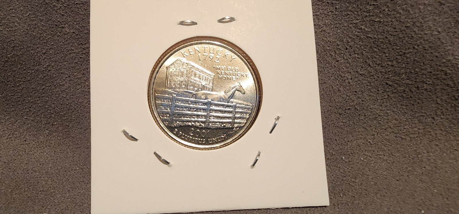 2001 D Kentucky State Quarter BU Uncirculated From Mint Set1