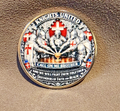 Brotherhood Of Knights Defenders Faith Steel Collectible Coin USA SHIPPER0