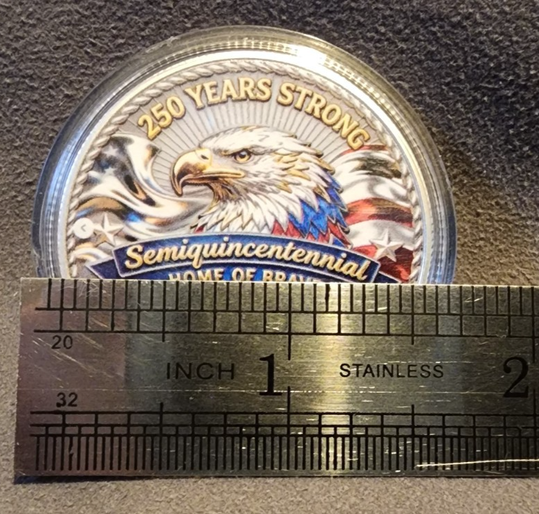 250TH Anniversary American Independence Patriotic Collectible Coin USA SHIPPER3