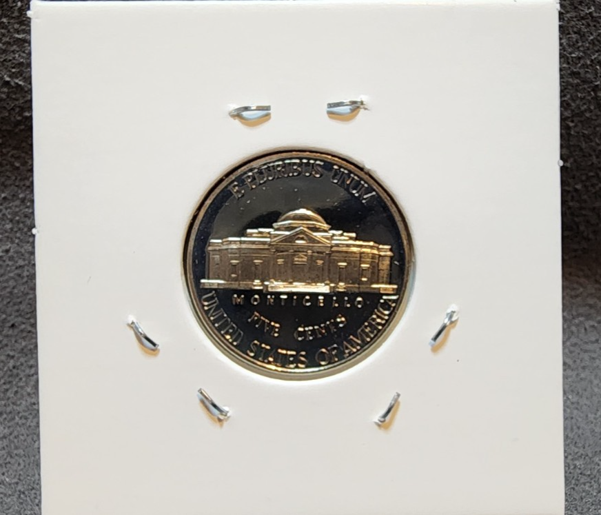 2001-S Jefferson Nickel DCAM Proof Pulled From Proof Set1
