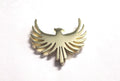Gold Toned Flying Phoenix Lapel Brooch Hat Pin0