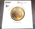 1999 Belgium 1 Euro Coin BU Uncirculated World Coin Foreign Currency0