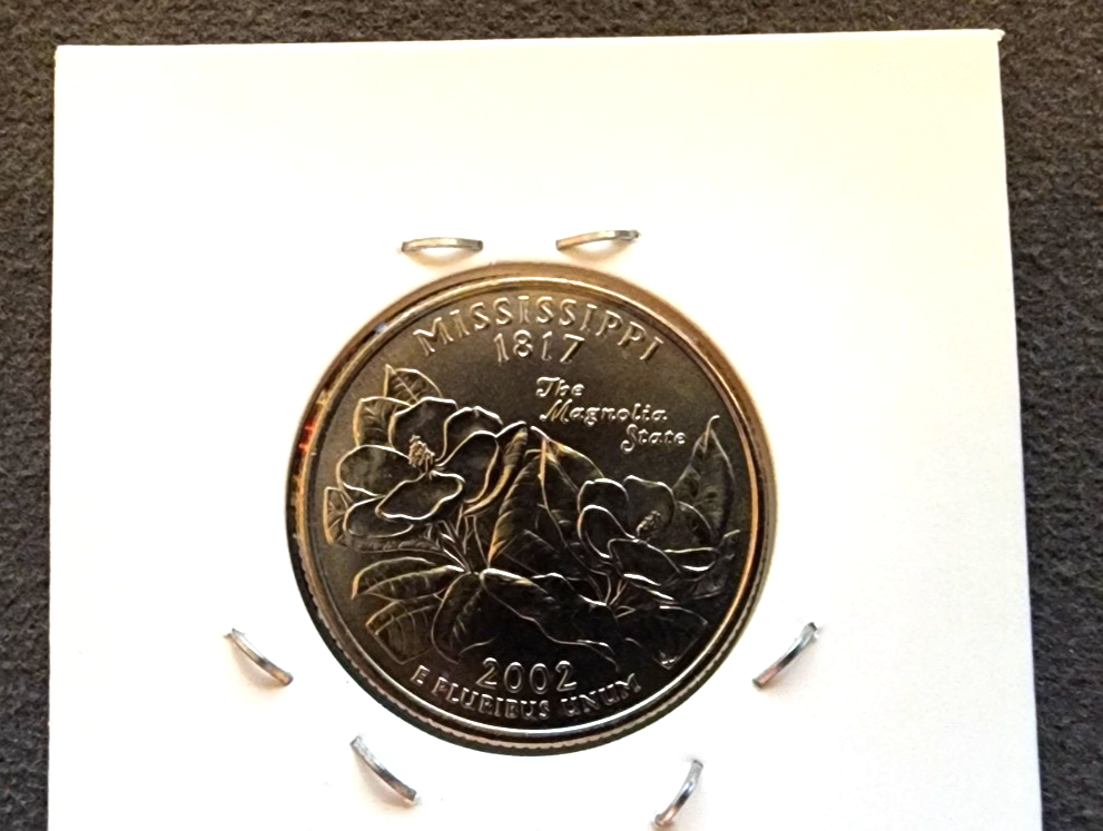 2002 D State Quarter Mississippi BU Uncirculated From Mint Set0