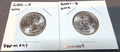 2001 P D Vermont Washington Quarter BU Uncirculated From Mint Set0