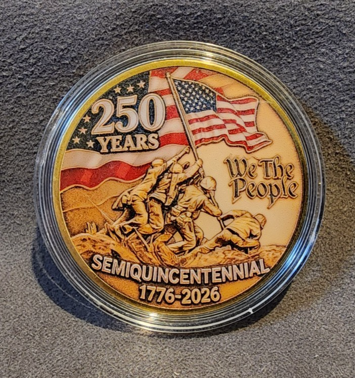 USA 250 YEARS ANNIVERSARY Iwo Jima US Marines Collectible Coin USA SHIPPER2