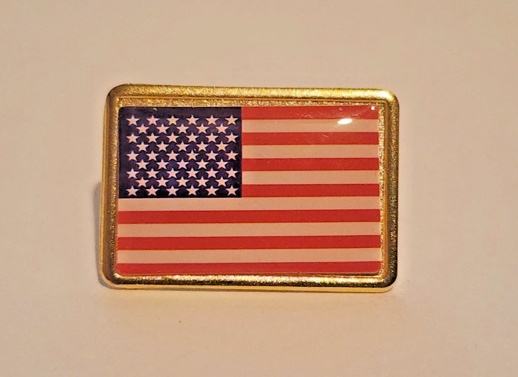 Set Of Three Types Of American Flag Patriotic Flag Lapel/Brooch/Hat Pins1