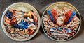 250TH ANNIVERSARY Patriotic American Bald Eagle 1776-2026 USA COMEMMORITIVE COIN0