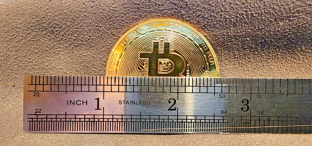 Set of Bitcoin Commemorative BTC Collectors Coin Gold & Silver Plated Coins5