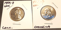 1999 P  D Connecticut State Quarter BU Uncirculated From Mint Set0