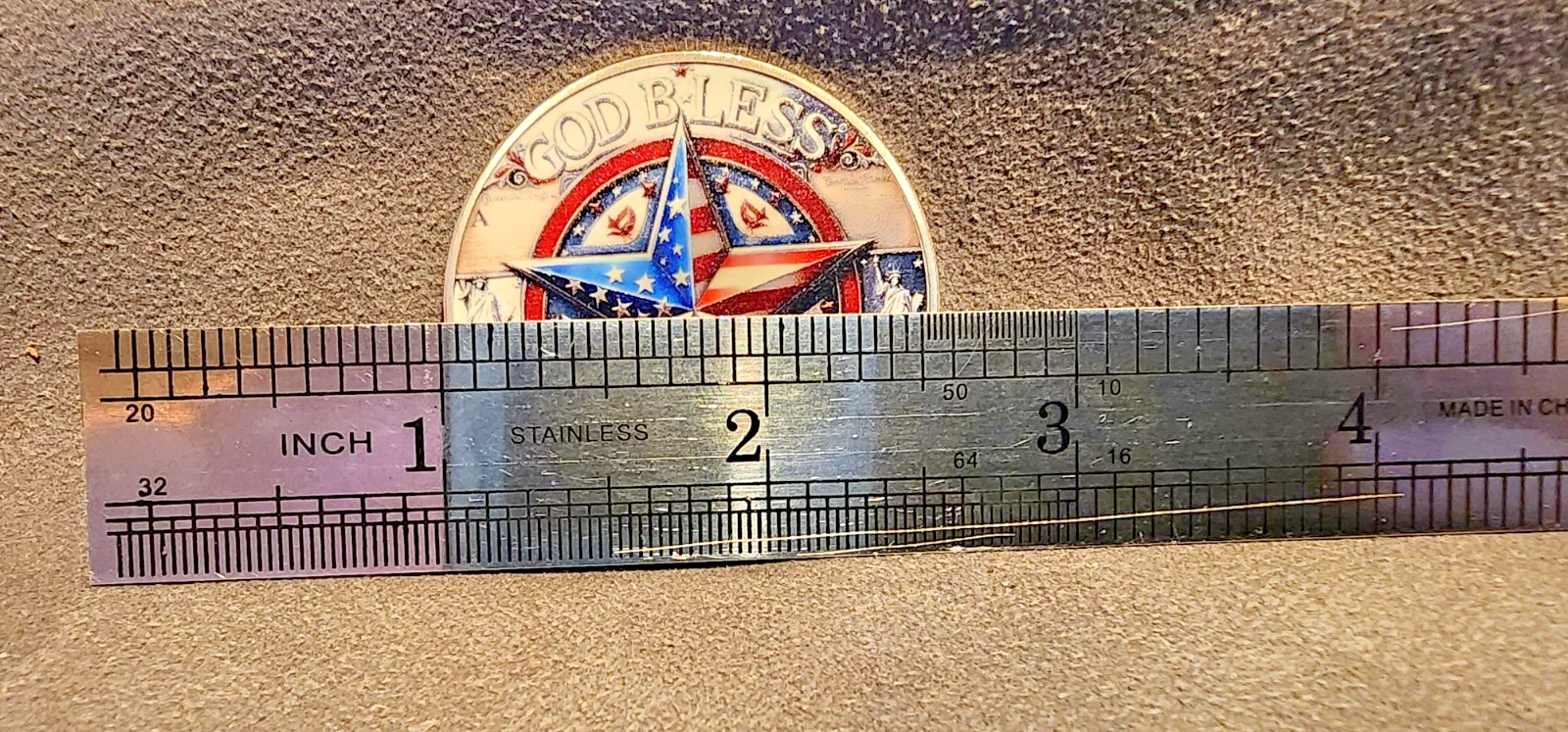 250th Anniversary God Bless America Coin Patriotic Collectible Coin SHIPS IN USA3