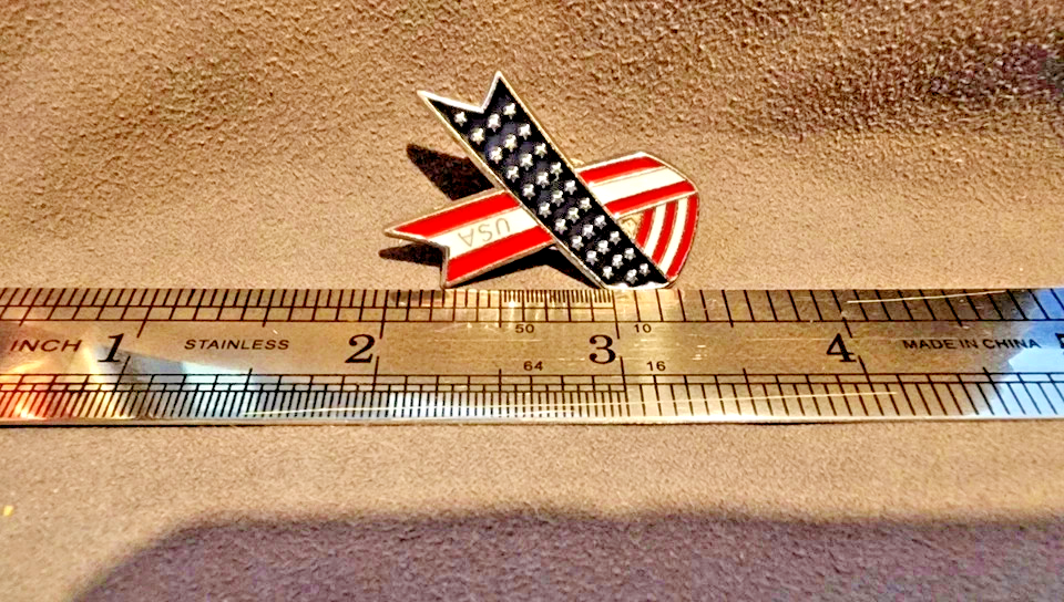 Set Of Three Types Of American Flag Patriotic Flag Lapel/Brooch/Hat Pins9